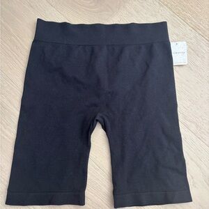 Free People Black Bike Shorts